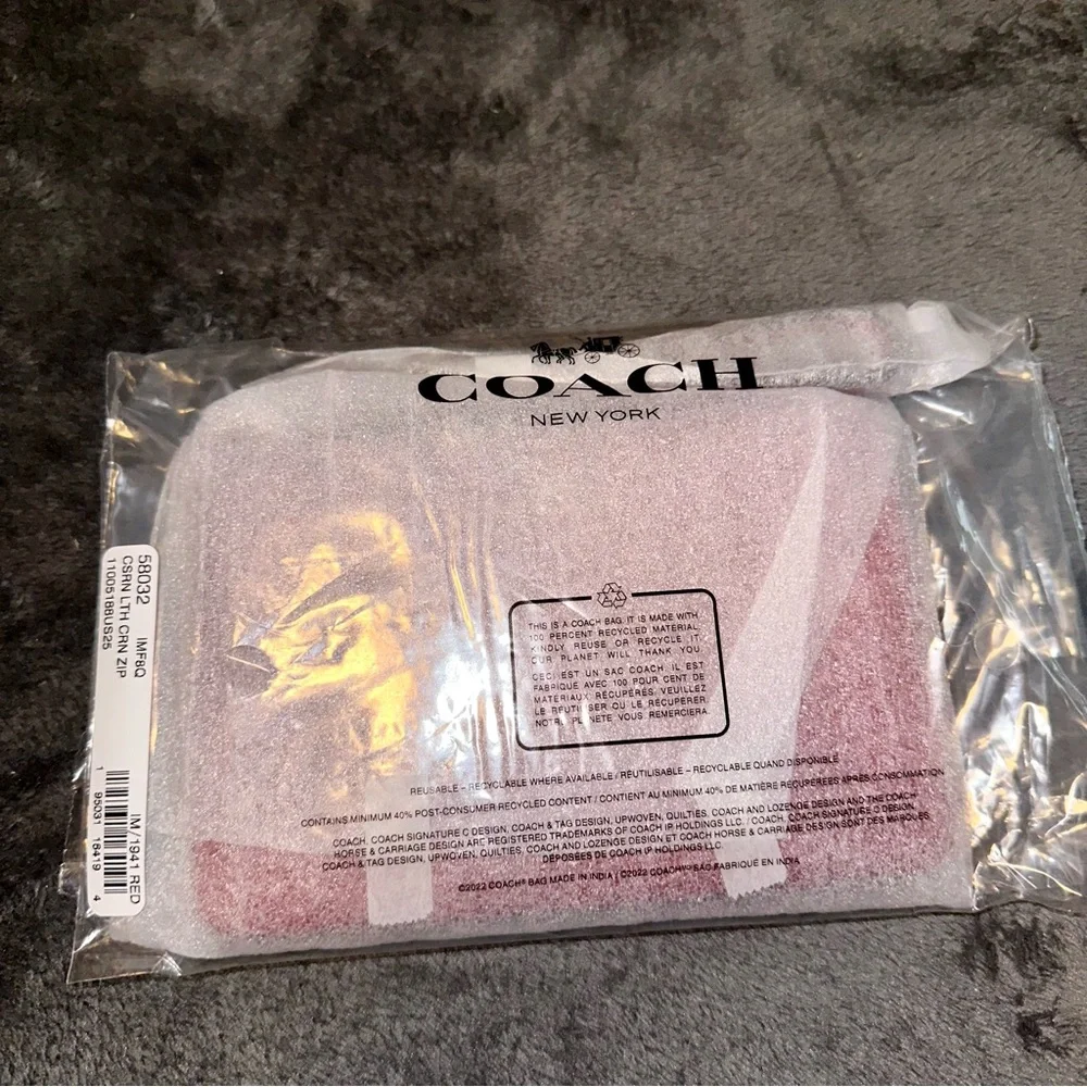 NWOT COACH Leather Wristlet - Price Firm